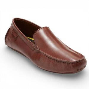 Cole Haan Grand Venetian Driving Shoes Mens 12M Woodbury Gum Leather Loafers NEW